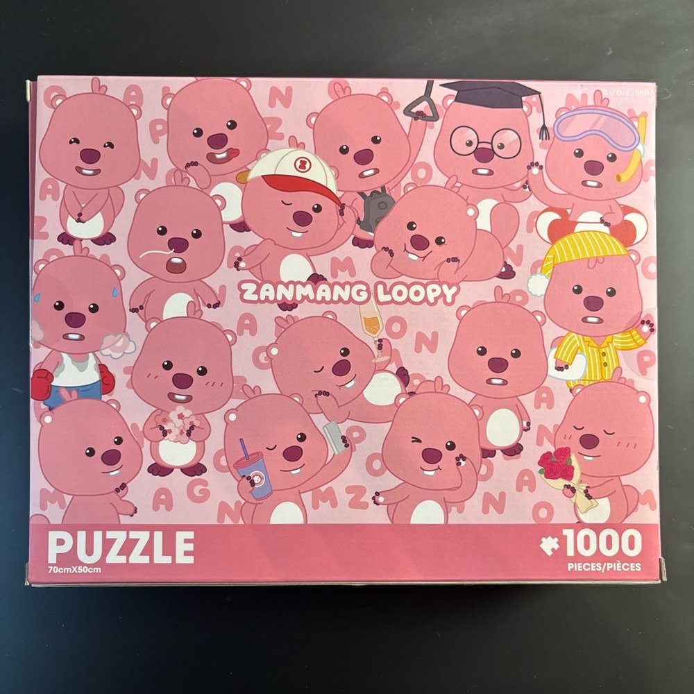 3/$20 🧩 Zanmang Loopy Pink 1000 Piece Jigsaw Puzzle